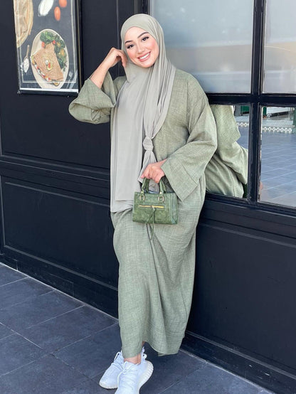 Dames Robe maxi à la mode avec des manches volumineuses et une coupe élégante Chic und Stil