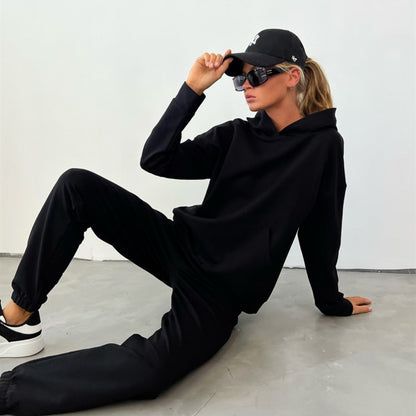 Dames Hoodie Oversized - Ensemble d'entraînement Chic und Stil