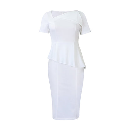 Robe fourreau pour femmes avec peplum Chic und Stil