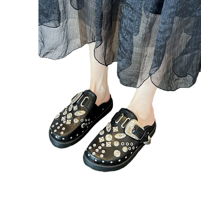 Sandales décoratives à lanières pour femmes avec décoration en strass Chic und Stil