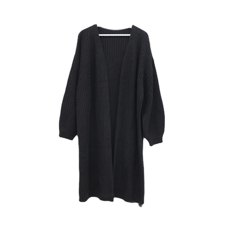 Dames Gilet ouvert en tricot avec coupe décontractée et structure de mailles grossières Chic und Stil