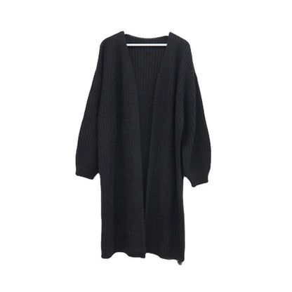 Dames Gilet ouvert en tricot avec coupe décontractée et structure de mailles grossières Chic und Stil