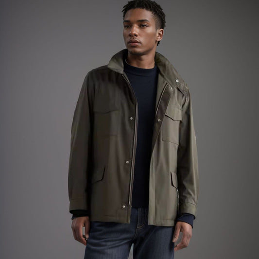 Functional jacket for men with an urban style featuring practical pockets Chic und Stil