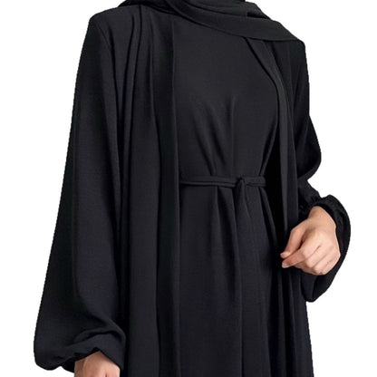Dames élégant Kimono-robe avec design cintré et manches longues Chic und Stil