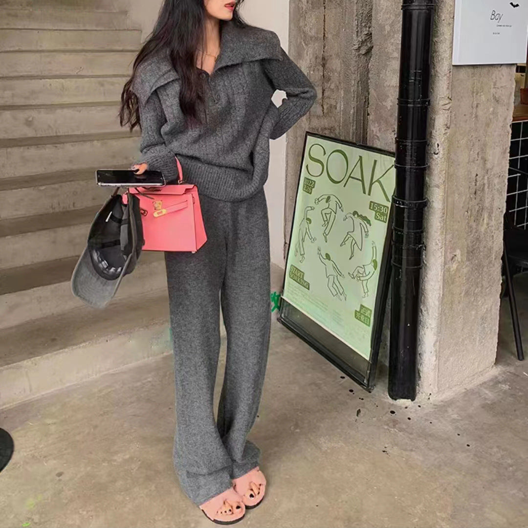 Pull en tricot pour femmes avec col amovible Chic und Stil