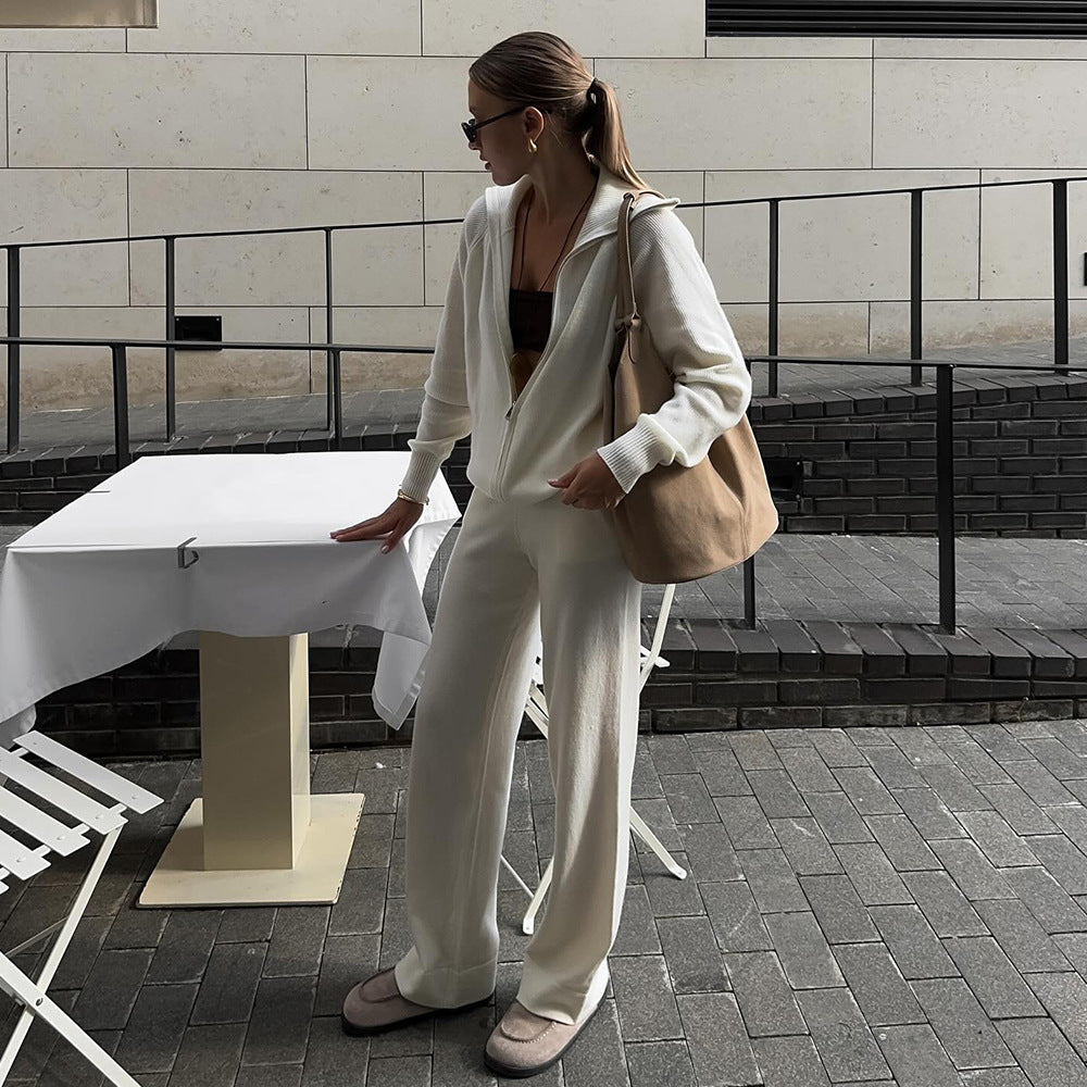 Dames ensemble en polar confortable Chic und Stil