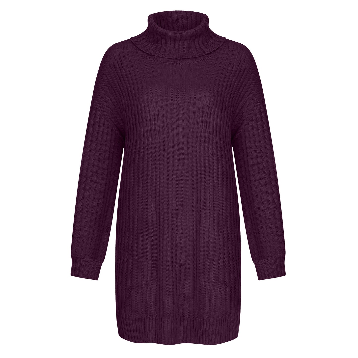 Pull-over à col roulé en grosse maille pour femmes, coupe décontractée Chic und Stil