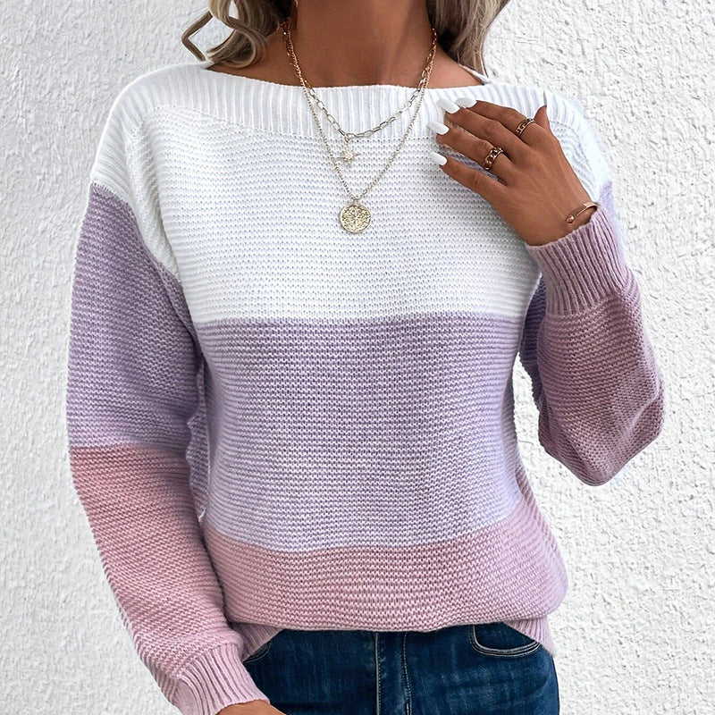 Dames Pull Oversize Tendance Chic und Stil