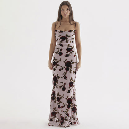 Dames Floral Long Maxi Dress Chic und Stil 1751507272