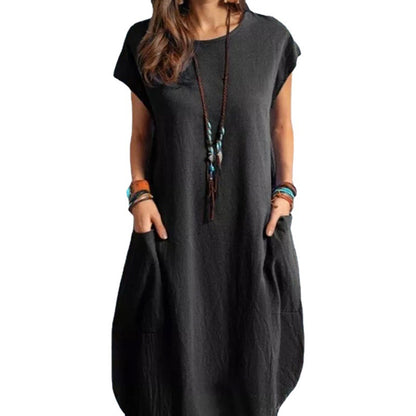 Robe d'été aérienne pour femmes avec poches pratiques et coupe moderne Chic und Stil