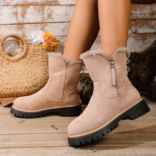 Bottes d'hiver pour femmes avec doublure chaude et profil robuste Chic und Stil