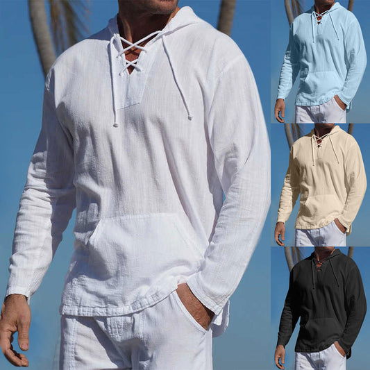 Pull à capuche décontracté pour femmes à manches longues avec poche kangourou et capuche Chic und Stil