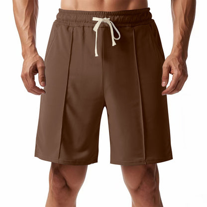 Shorts de sport confortables pour hommes avec taille élastique et poches latérales pratiques Chic und Stil