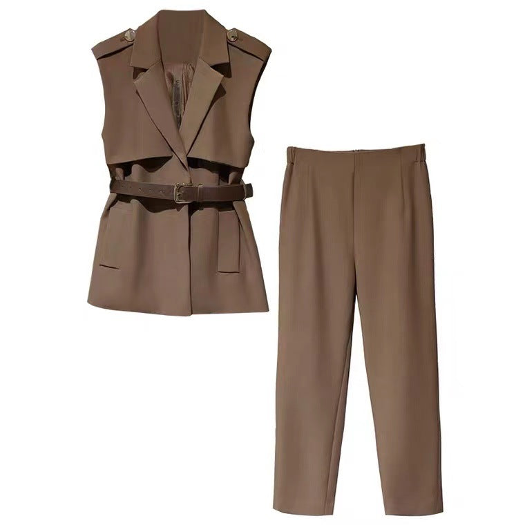 Chic and Style fitted blazer and pants set for women