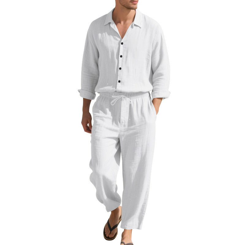 Costume décontracté pour hommes avec haut et pantalon élastique Chic und Stil