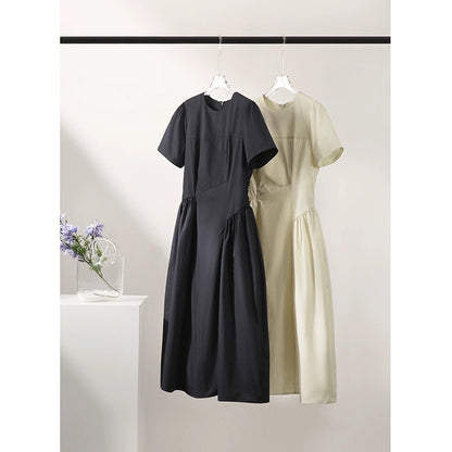 Robe maxi A-line pour femme avec jupe plissée Chic und Stil
