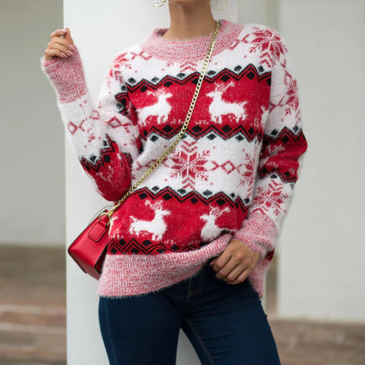 Dames Pull de Noël Confortable Chic und Stil