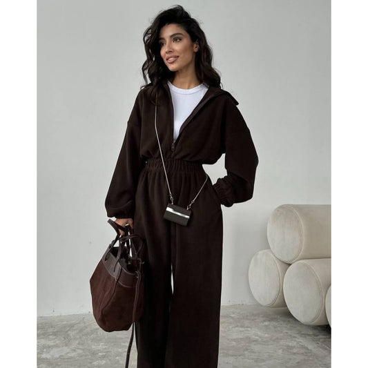 Dames Chic Grande Taille Ensemble de Survêtement Chic und Stil