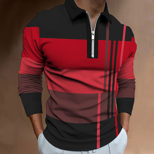 Men's polo with high collar Chic and Style
