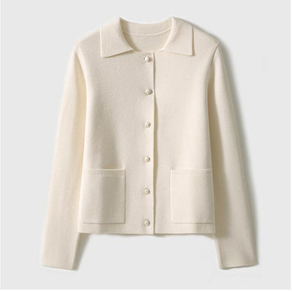 Cardigan en maille élégant pour femme avec accents de boutons Chic und Stil