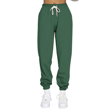 Casual women's sweatpants with high waist and drawstring Chic and Style