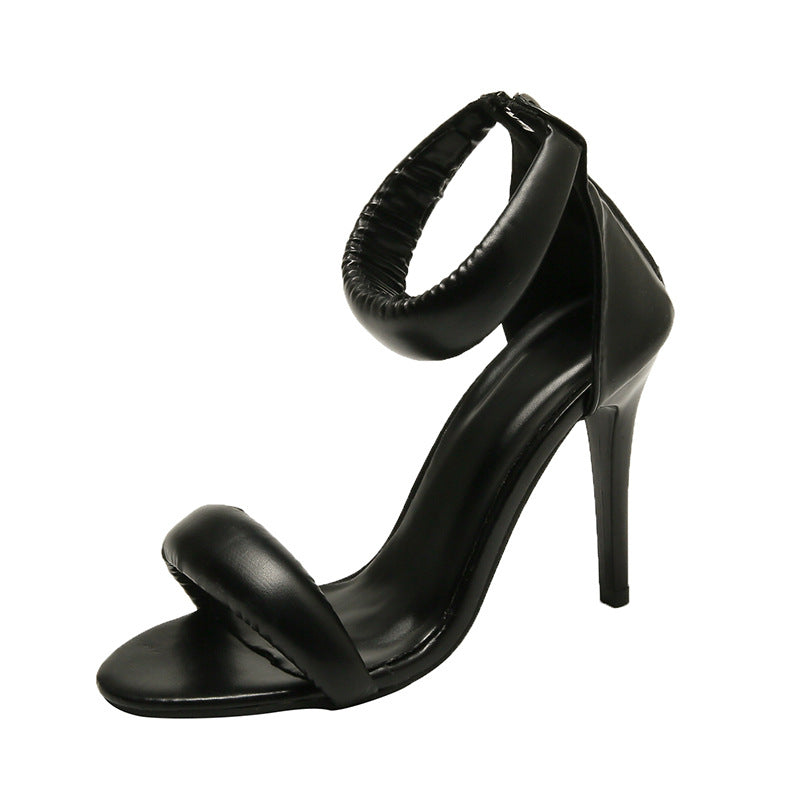 Ladies Elegant High Heels Sandals with Soft Strap and Modern Chic Design