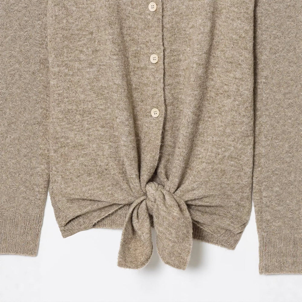 Dames gilet avec design de nœud à la mode Chic und Stil