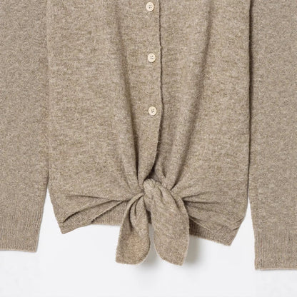 Dames gilet avec design de nœud à la mode Chic und Stil