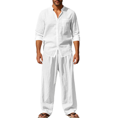 Hommes ensemble complet en lin léger Chic und Stil