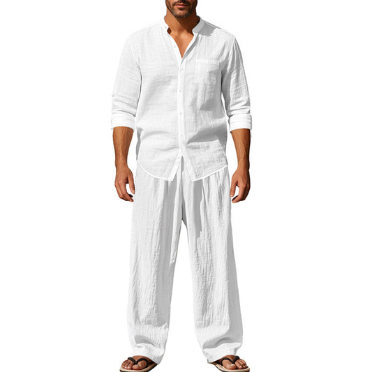 Hommes ensemble complet en lin léger Chic und Stil