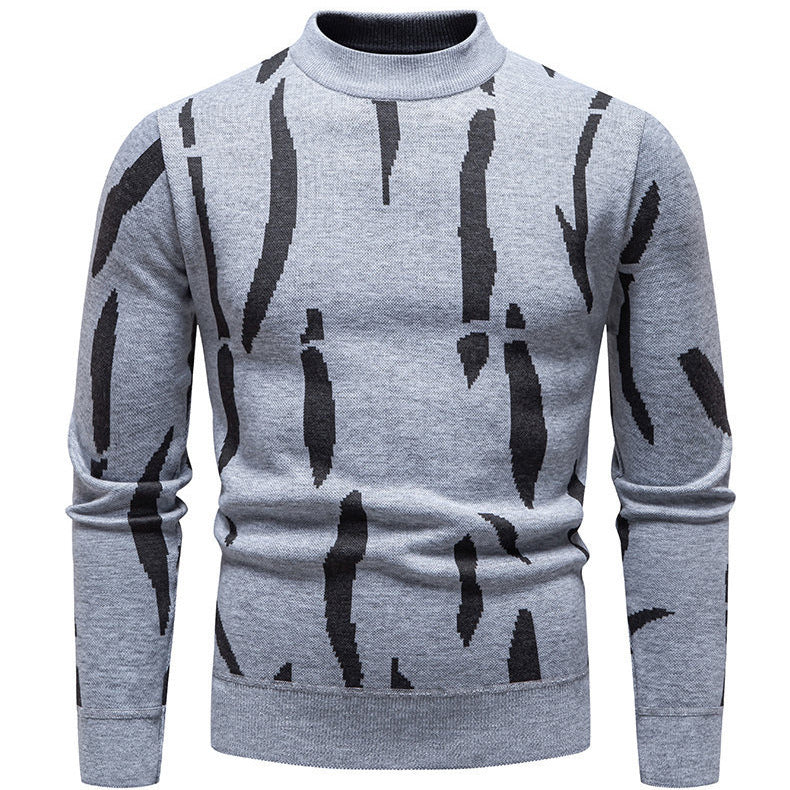 Pull mode pour hommes avec motif graphique Chic und Stil