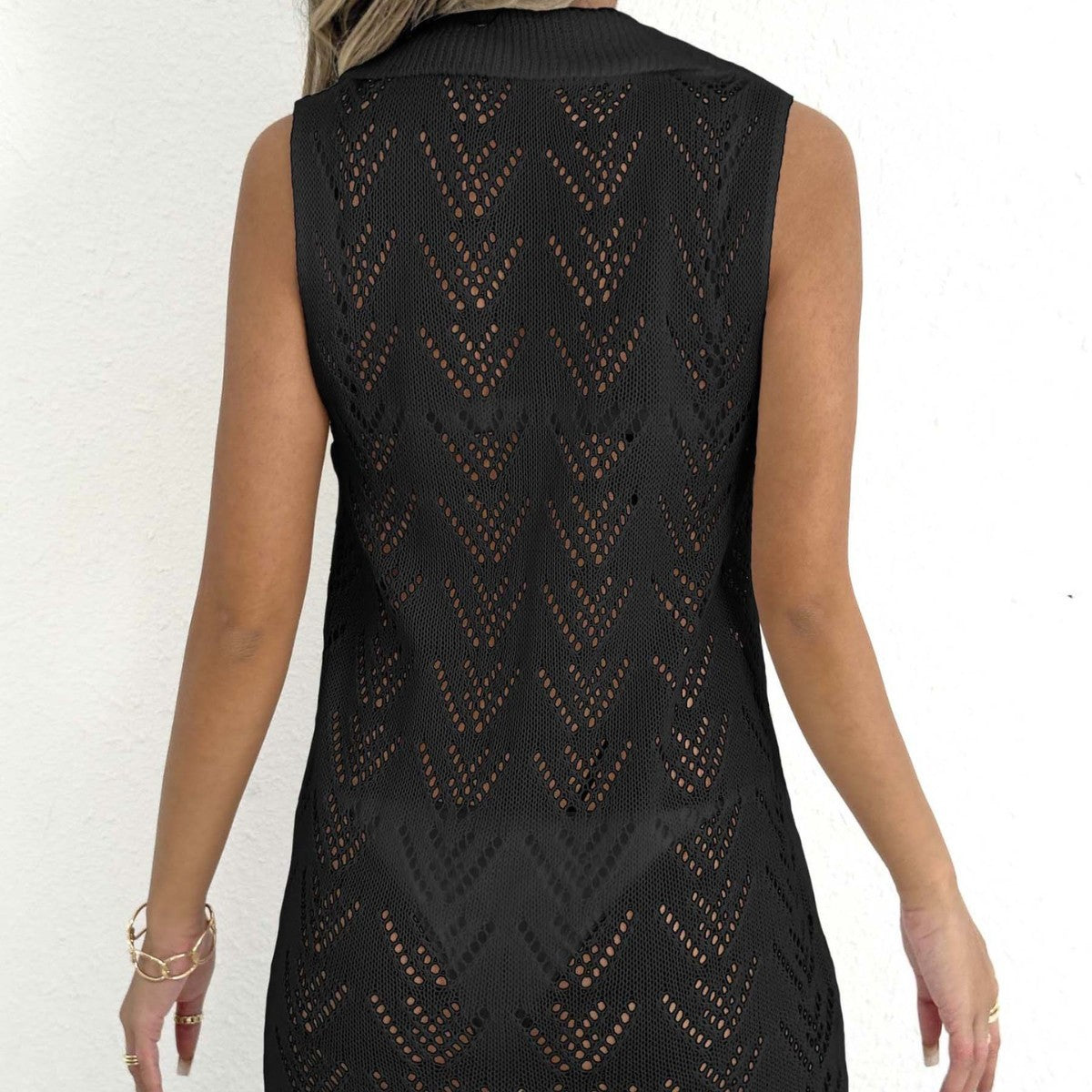 Robe d'appoint en tricot transparent pour femmes Chic und Stil