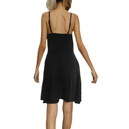 Robe d'été en A à boutons pour dames Chic und Stil
