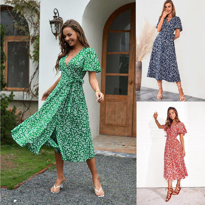 Robe maxi enveloppante Chic und Stil pour femmes