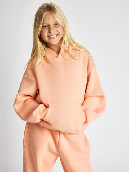 Pull à capuche confortable pour femmes avec poche kangourou et manches larges Chic und Stil