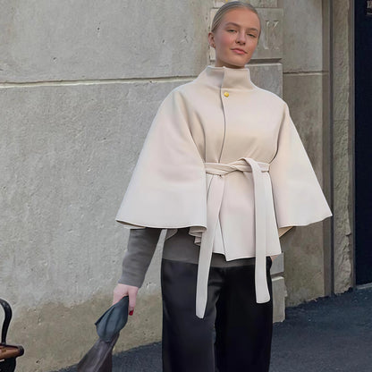 Dames élégante et polyvalente veste cape Chic und Stil