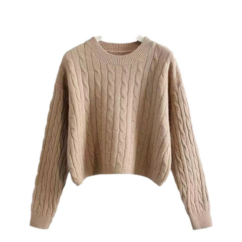 Pull-over en tricot épais pour femmes avec motif texturé et coupe décontractée Chic und Stil