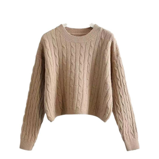 Pull-over en tricot épais pour femmes avec motif texturé et coupe décontractée Chic und Stil