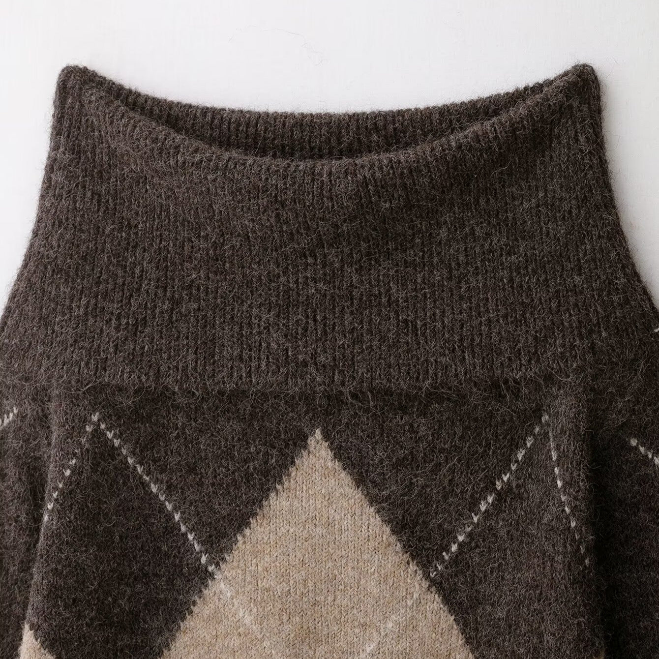Dames Pull Douillet avec Motif Rétro Moderne Chic und Stil