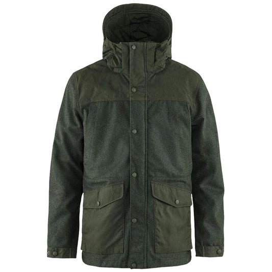 Functional park jacket for men with removable hood Chic and Style