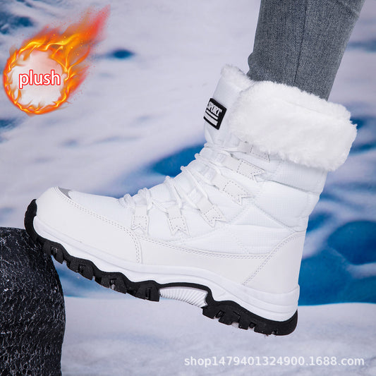 Bottes d'hiver chaudes pour femmes avec doublure confortable et semelle antidérapante Chic und Stil