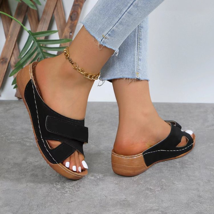 Sandales confortables pour femmes avec design à la mode Chic und Stil