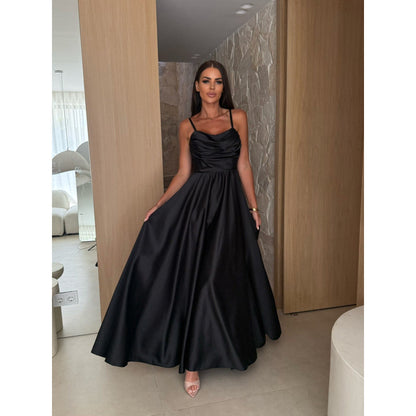 Dames Robe de soirée élégante longue jusqu'au sol Chic und Stil