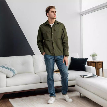 Casual utility jacket for men Chic und Stil