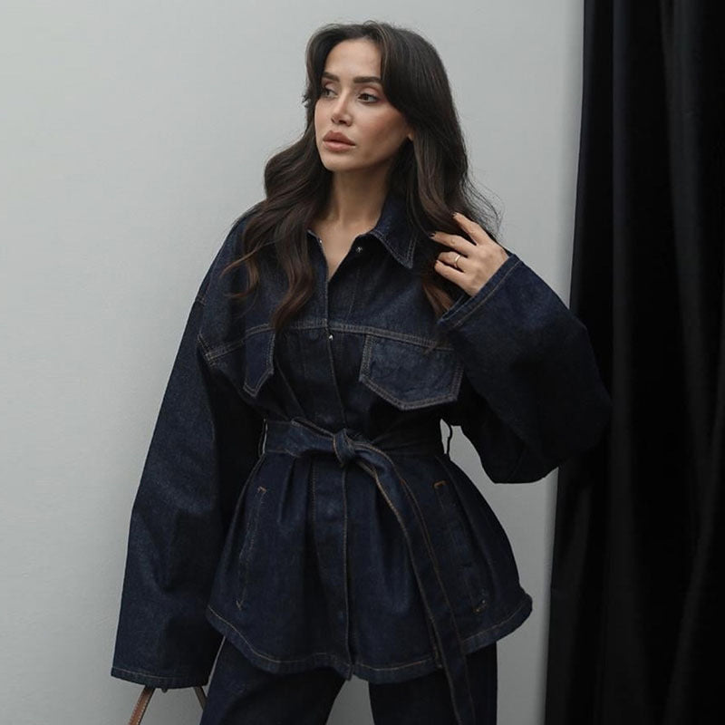 Veste en denim élégante pour femmes Chic & Stil