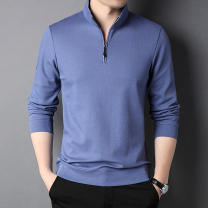 Men's turtleneck pullover with zipper Chic und Stil