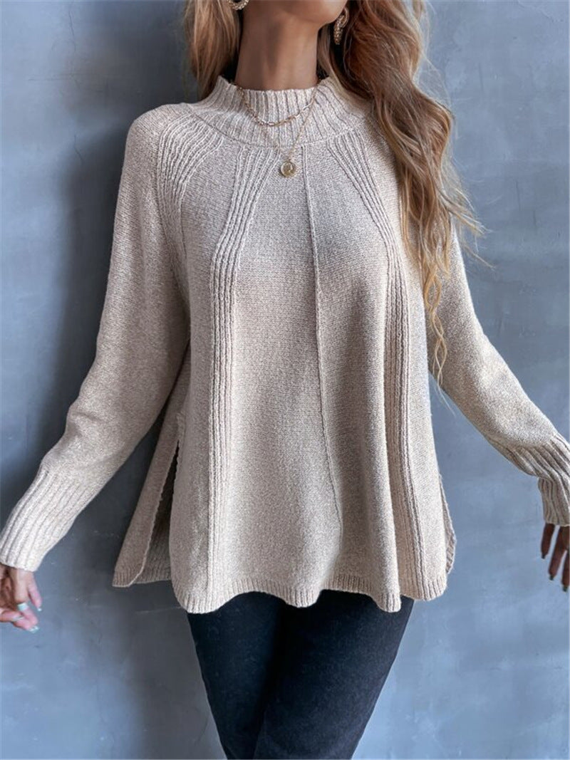 Dames Pull en tricot surdimensionné Chic und Stil