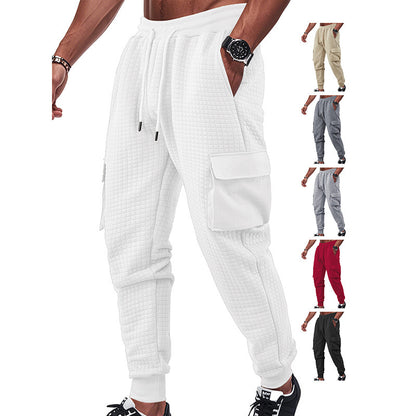 Modular cargo pants for men with elastic waist and practical side pockets Chic and Style