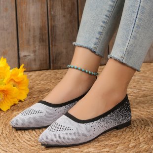 Dames Élégantes et confortables ballerines avec un dessus tendance Chic und Stil