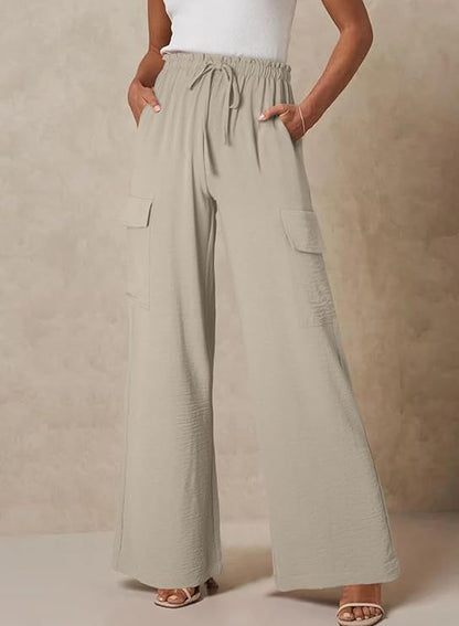 Women Lightweight Jersey Cargo Pants Chic and Style